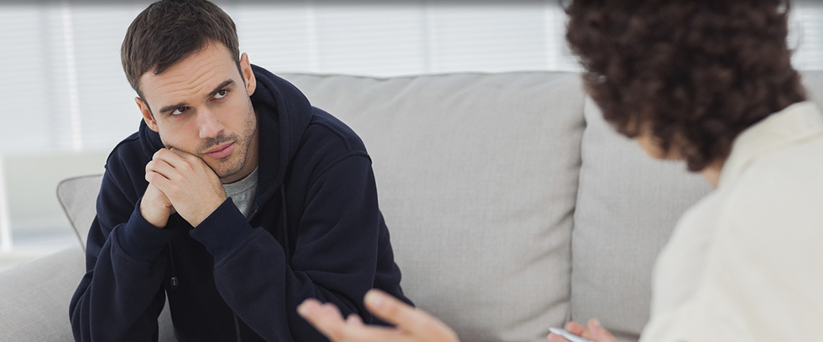 Man Discussing His Crisis
