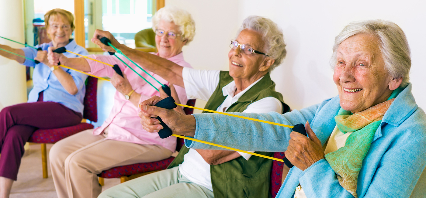 Seniors Exercising